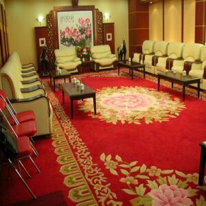 3853723pl1640929 stylish red knotted hand tufted hotel carpet 20 nylon pattern custom made area rugs2